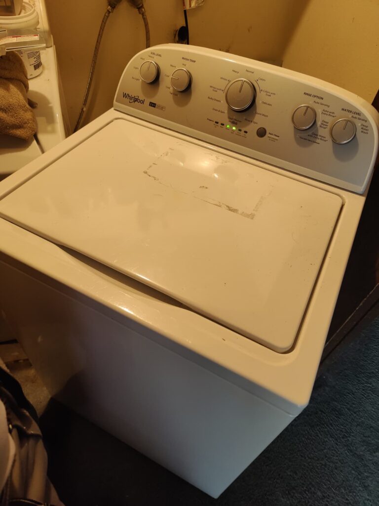 Whirlpool top-loading washer